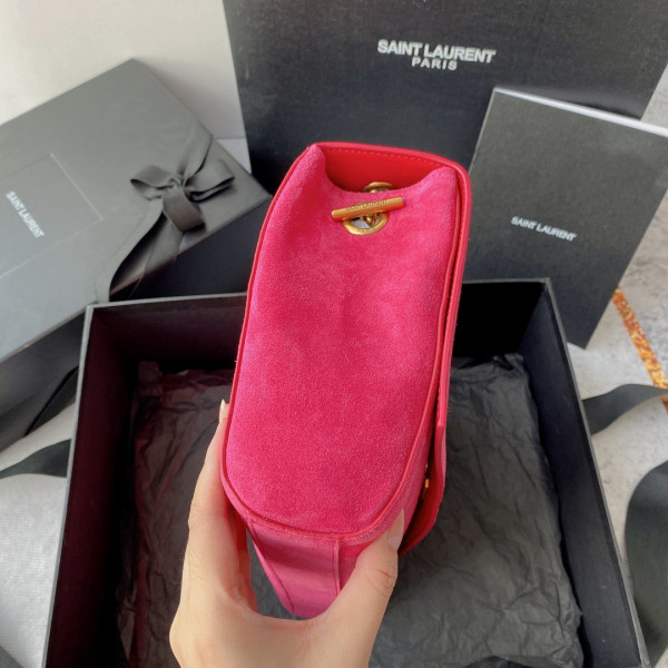 Y*L kate medium reversible in suede and smooth leather