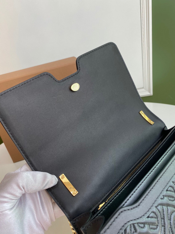 B**rry small quilted monogram lambskin tb bag