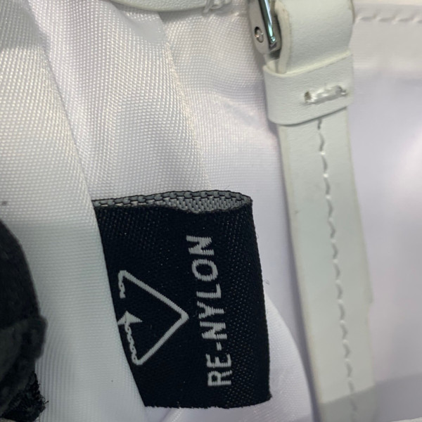 Pra*a small padded re-nylon shoulder bag