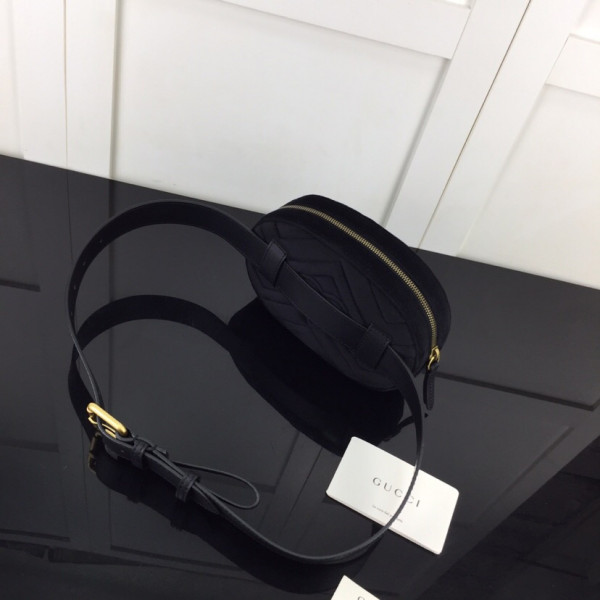 Pra*a arqué leather shoulder bag-22.5*18.5*6cm