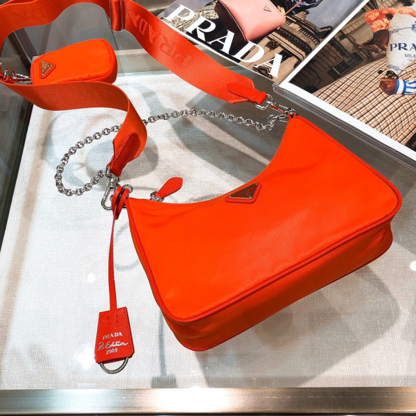 Pra*a nylon hobo bag