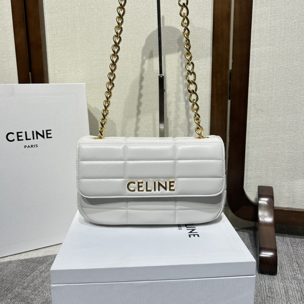 chain shoulder bag matelasse monoCh*0me celin*