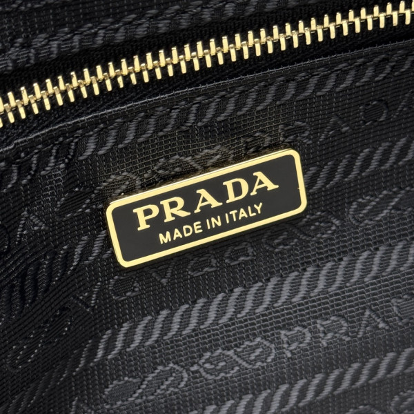 Pra*a demi-lune re-nylon shoulder bag