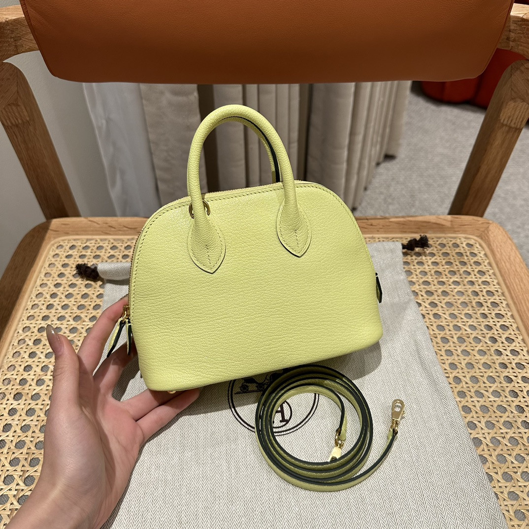 H**mes bolide 21 bag all handmade-21*15*7.5cm